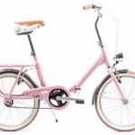 Bicicletas plegables rosa