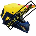 Cascos de moto amarillo Black Friday