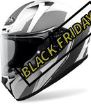 Cascos de moto gris mate Black Friday