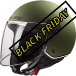 Cascos de moto verde Black Friday